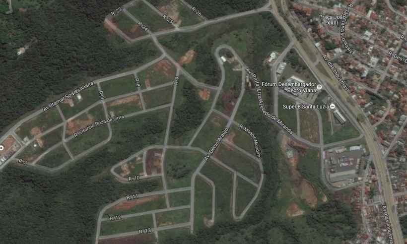 Moradores de Santa Luzia protestam contra construção da Cohab - Google Maps/Divulgação 