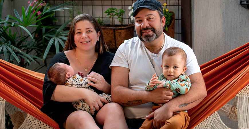 ''Mágico'', diz pai sobre a experiência de ajudar mulher a dar à luz em casa - Nereu Jr /Divulgação