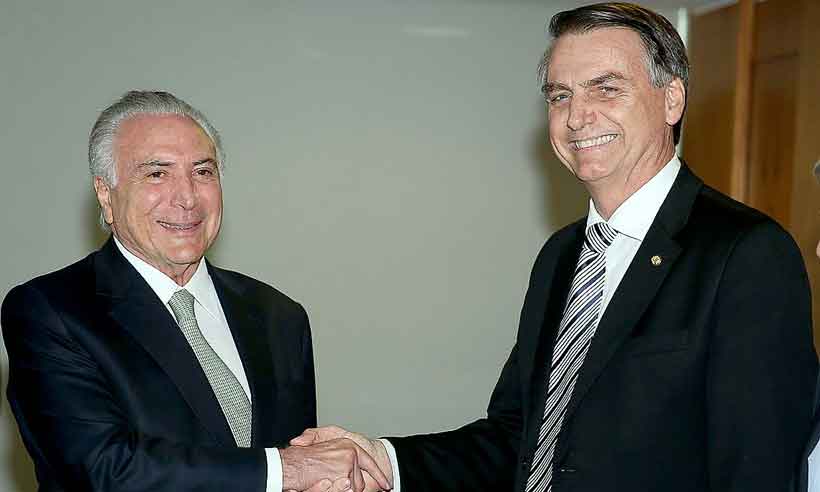 O gosto da governabilidade: sinais de Bolsonaro no convite a Temer - Wilson Dias/Agência Brasil %u2013 7/11/18