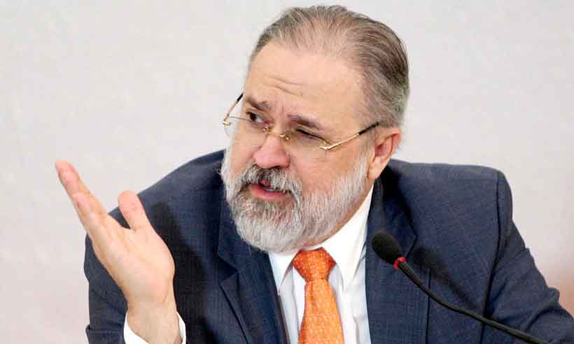 Augusto Aras, procurador-geral da República, terceiriza seu discurso - ROBERTO JAYME/ASCOM/TSE - 5/12/19