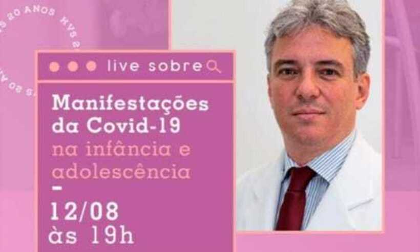 Hospital Vila da Serra fará live sobre comportamento do coronavírus em crianças e adolescentes - Hospital Vila da Serra/Reprodução