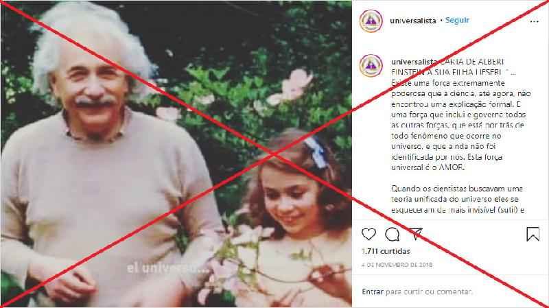 Checamos: Arquivos de Albert Einstein não têm uma carta sobre a 'força universal do amor'