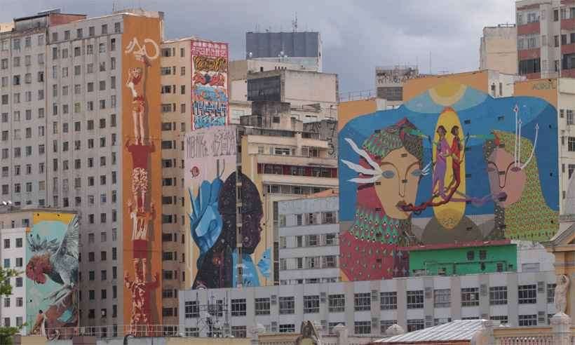 Cura abre inscrições para artistas interessados em colorir fachadas em BH  - Jair Amaral/EM/DA Press