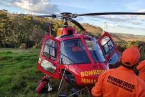 Pará de Minas: Homem morre depois de prender a perna em máquina agrícola - CBMMG/Divulgação