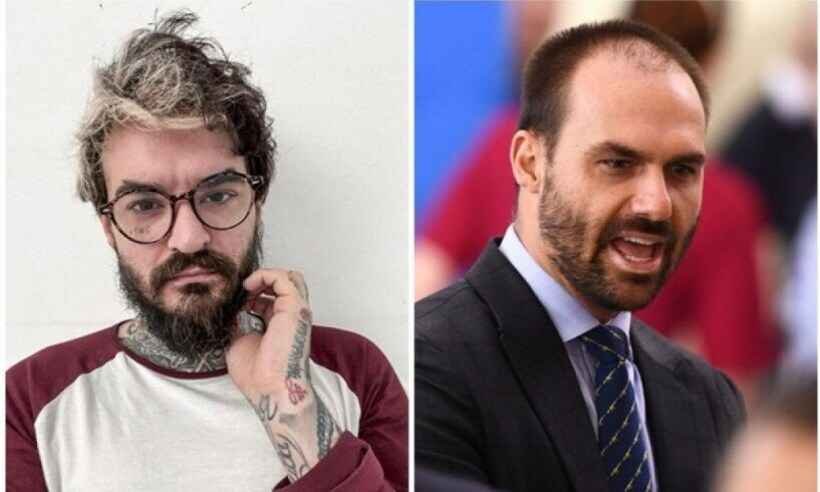 PC Siqueira é condenado a indenizar Eduardo Bolsonaro por danos morais - Reprodução/Instagram e EVARISTO SA/AFP