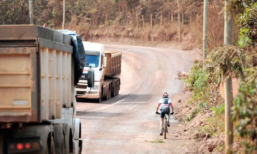 Morte de ciclista em Nova Lima reacende debate sobre insegurança nas trilhas - Leandro Couri/EM/D.A Press