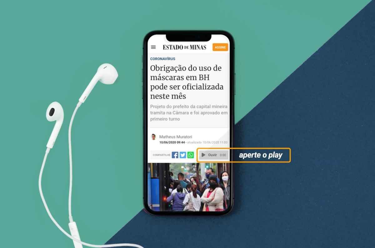 Inclusão: agora você pode ouvir as notícias do Estado de Minas