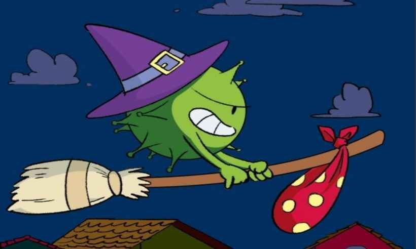 Que monstro é esse? Livros gratuitos ajudam pais a explicar pandemia para os filhos - Divulgação/UFF