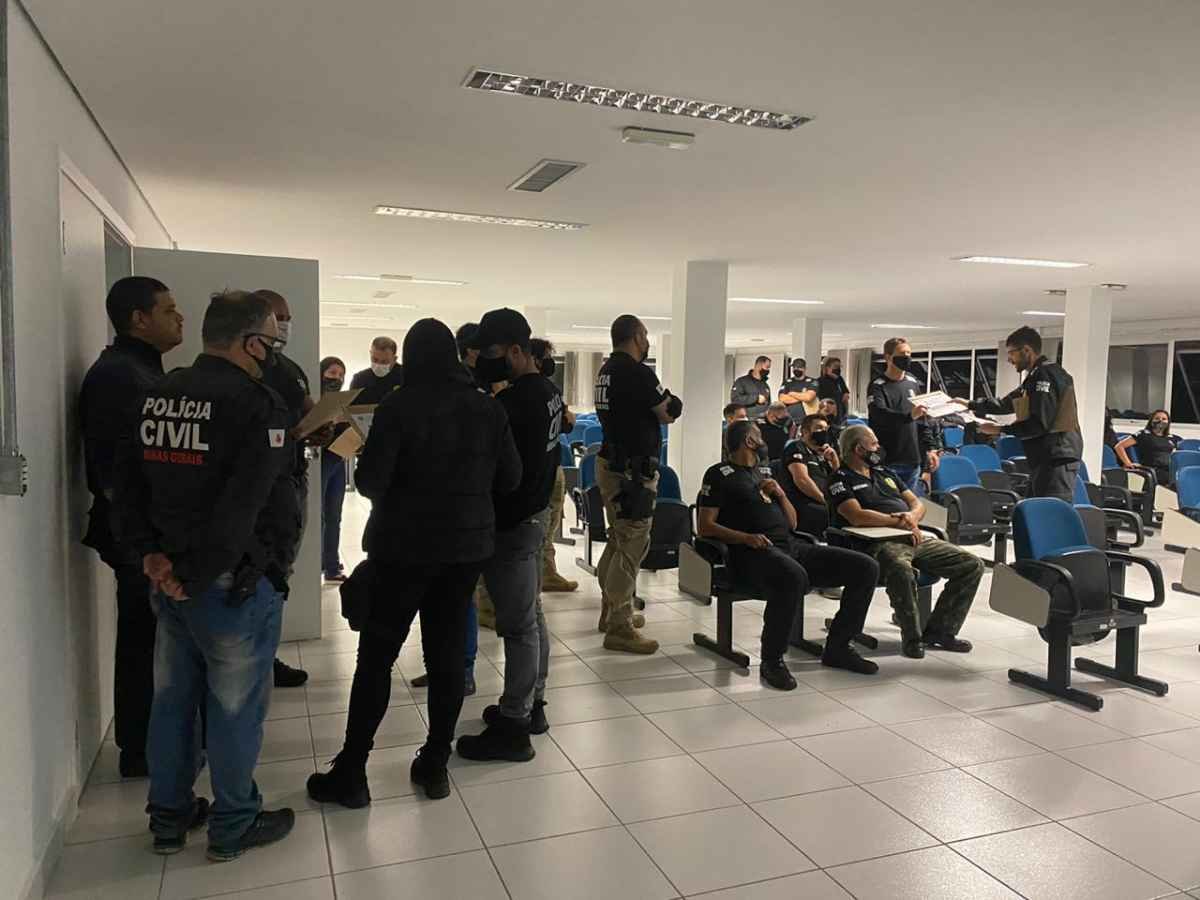 Organização criminosa que teria movimentado R$ 1 milhão é alvo de operação - PCMG/Divulgação 