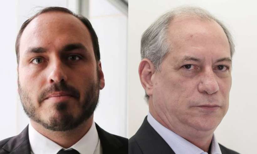 Carlos Bolsonaro volta a ironizar Ciro Gomes nas redes sociais - Redes Sociais/Reprodução