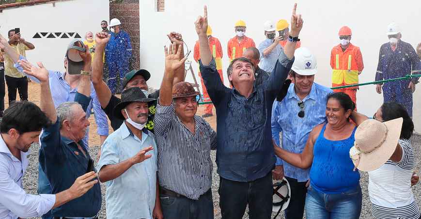 Presidente Bolsonaro segue avançando sobre feudo petista no Nordeste - ISAC NÓBREGA/PR