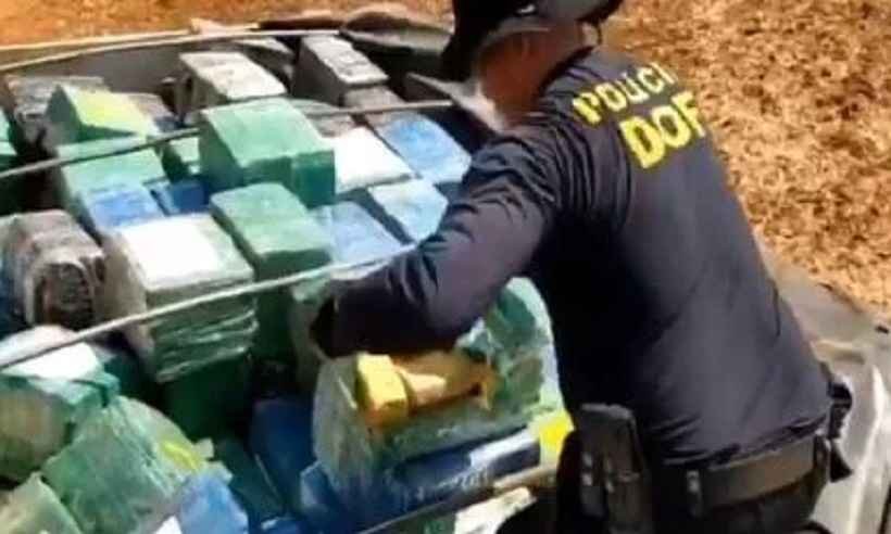 'A maior do Brasil': polícia de MS intercepta caminhão com 33 toneladas de maconha - Divulgação