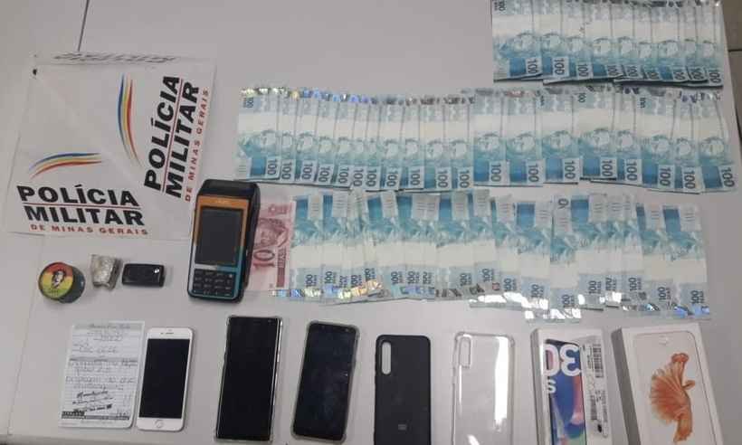 Polícia prende golpista que usava notas falsas para pagar compras no Vale do Aço - PMMG/Divulgação
