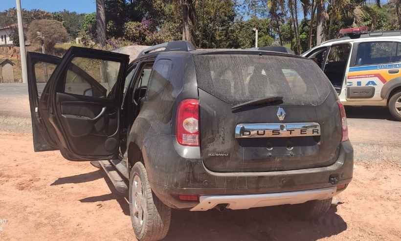 Veículos roubados em BH são abandonados na BR-381 - PRE/Divulgação