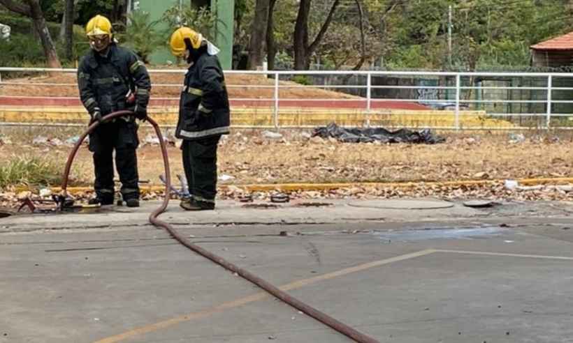 Ação preventiva dos bombeiros evita explosão gigantesca em BH - Divulgação/Corpo de Bombeiros