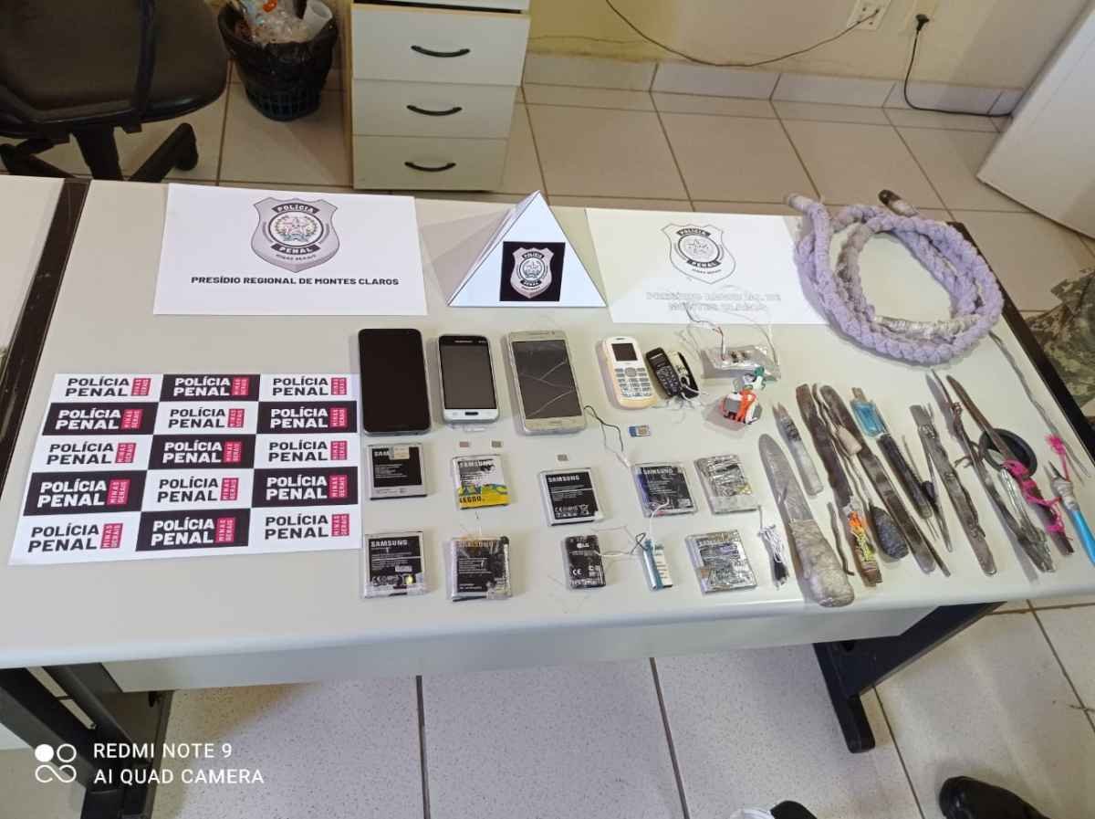 Operação desarticula quadrilhas que vendiam drogas de dentro de presídios em MG - PM/divulgação