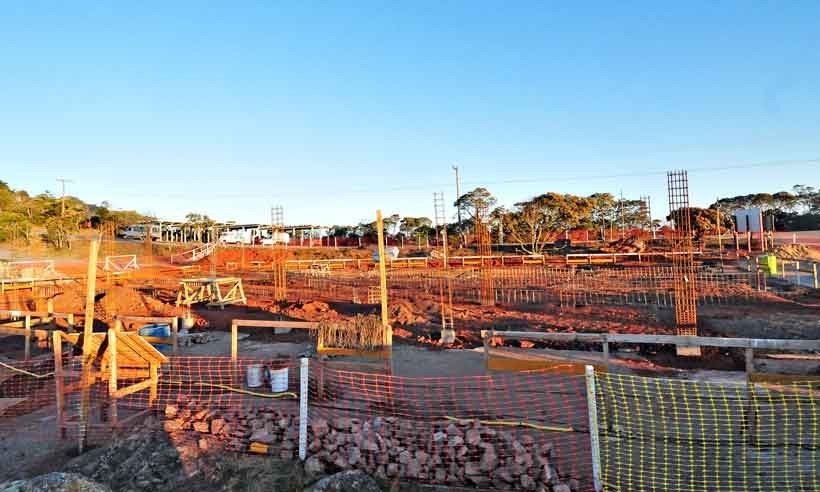 Obra dá a partida na locomotiva da Serra da Piedade - Gladyston Rodrigues/EM/D.A Press