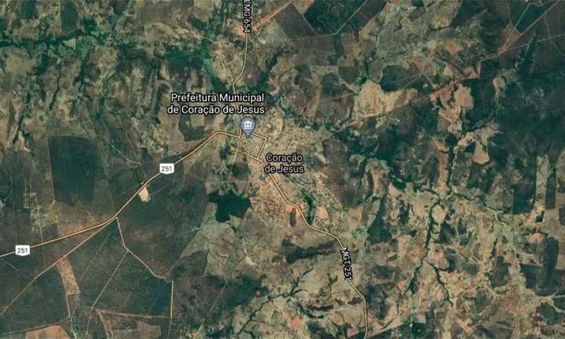Após ser dado como desaparecido, homem é encontrado morto em mata no Norte de Minas - Reprodução da internet/Google Maps