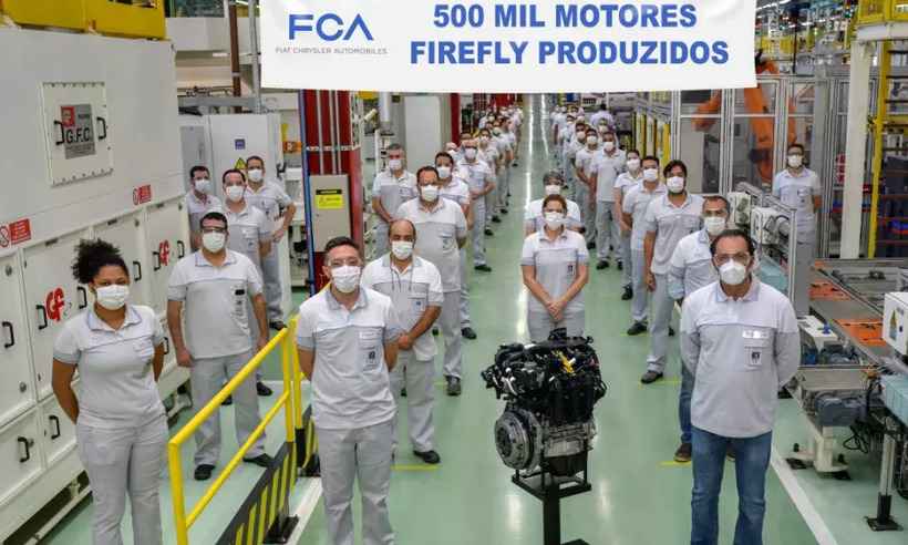 Fábrica da Fiat chega à marca de 500 mil motores FireFly produzidos em Betim - Divulgação/ FCA Powertrain
