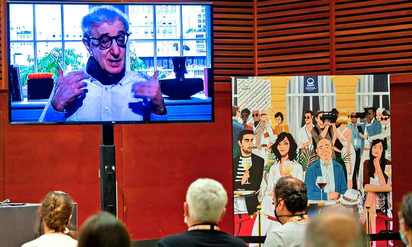 Comédia romântica de Woody Allen abre Festival de San Sebastián - ANDER GILLENEA/AFP