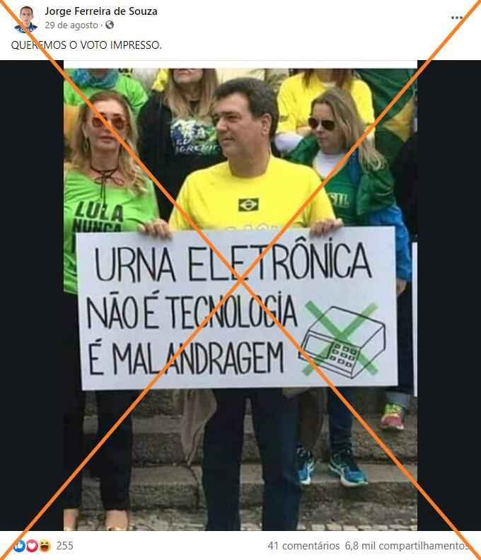 Checamos: Usada desde 1996 no Brasil, urna eletrônica nunca teve comprovação de fraude