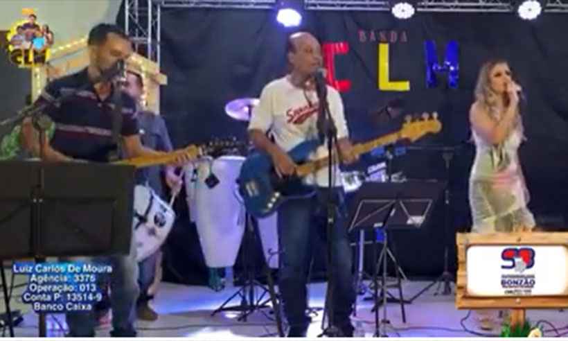 Músico morre durante apresentação de 'live' no Norte de  Minas - Reprodução/ Youtube 