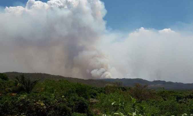 Incêndio na Chapada dos Veadeiros: em 24h, mais 1.500 hectares foram consumidos - Arquivo Pessoal