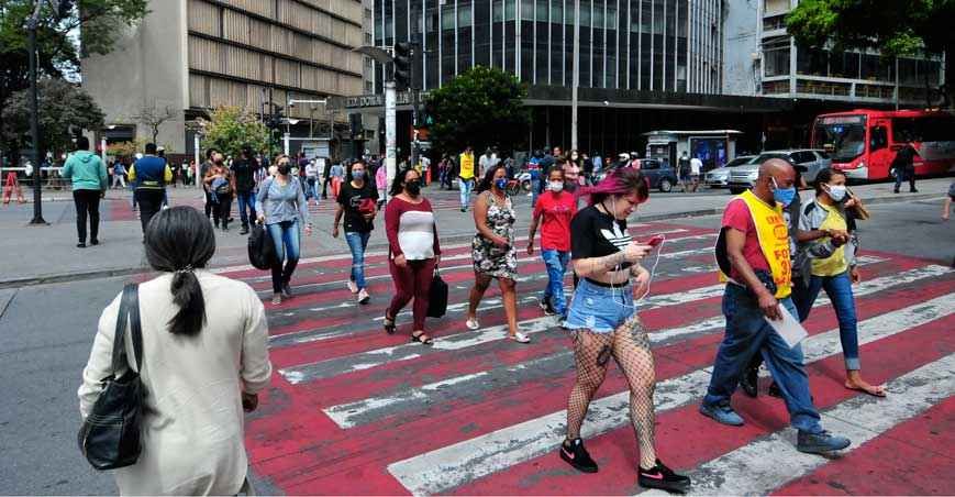 BH poupou quase 500 vidas, mas tem de manter prevenção à COVID-19 - Gladyston Rodrigues/EM/D.A Press - 10/8/20