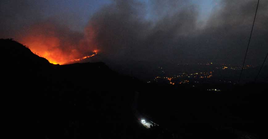 Minas em chamas: estado registra 1.470 focos de incêndio ativos - Leandro Couri/EM/D.A Press