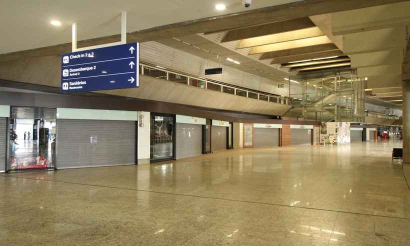 Aeroporto de Confins inaugura nova rota internacional de voo cargueiro - Edésio Ferreira/EM/D.A. Press