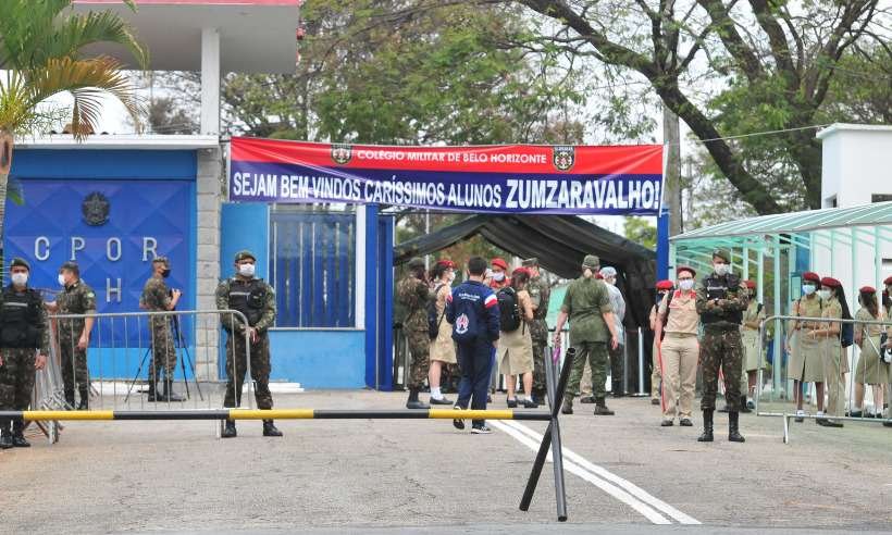 Colégio Militar: audiência em BH termina sem acordo sobre retomada das aulas - Edesio Ferreira/EM/D.A Press