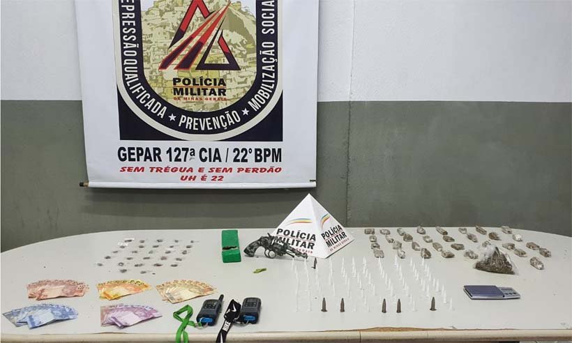 Polícias Militar e Civil prendem sete traficantes e apreendem drogas e armas em Belo Horizonte - PMMG/Divulgação