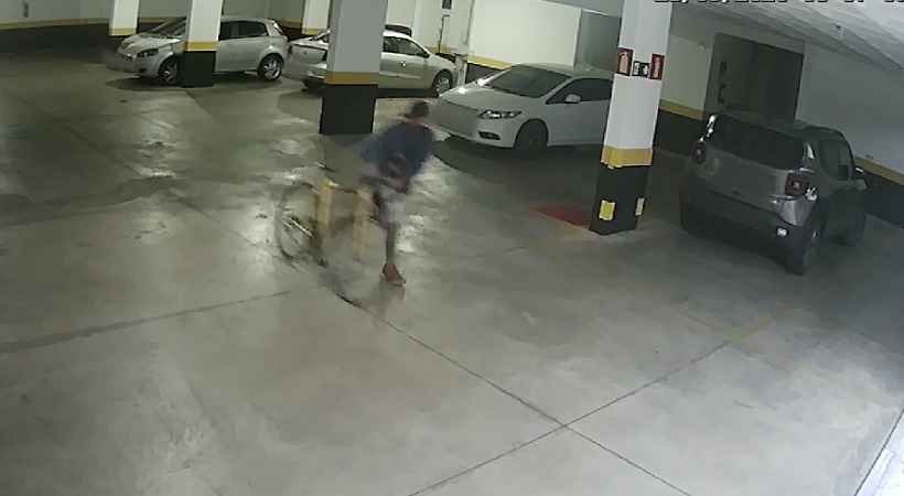 Cresce número de furtos de bicicletas em garagens de prédios de BH - Reprodução de vídeo