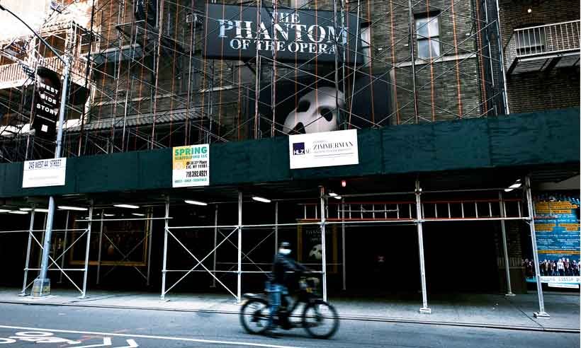 Teatros da Broadway vão ficar fechados até 31 de maio de 2021 - Spencer Platt/AFP