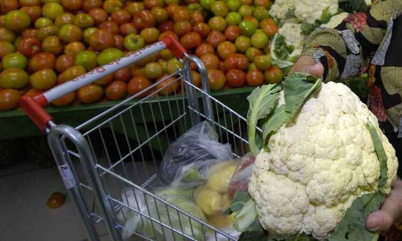 Preço de frutas, legumes e hortaliças dispara em BH, e variação pode chegar a 234% - Gladyston Rodrigues/EM/D.A Press