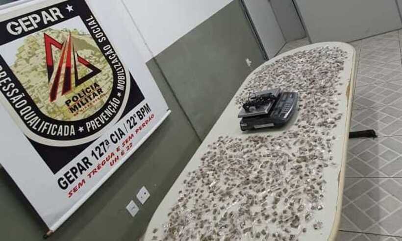 Terreno da Serra do Curral era utilizado por traficantes para enterrar maconha - PMMG/ Divulgação 