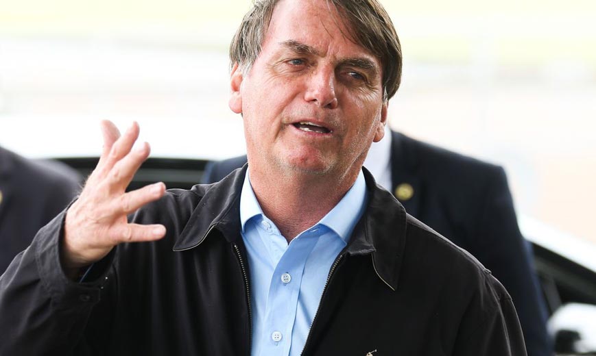 Bolsonaro diz que dará 'voadora no pescoço' de corruptos no governo - ANTONIO CRUZ/AGÊNCIA BRASIL - 23/8/20