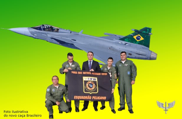 Montagem com Bolsonaro em comemoração ao Dia do Aviador vira piada nas redes sociais - Twitter/Reprodução