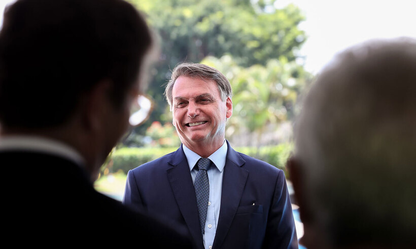Brasil 'resgatou credibilidade lá fora', diz Bolsonaro em cerimônia no Alvorada - Marcos Corrêa/Planalto