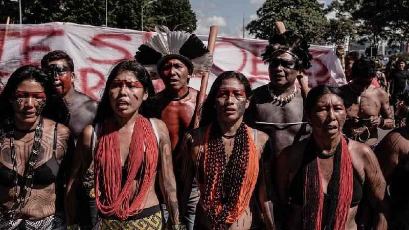 Os bancos e fundos estrangeiros que investiram em empresas acusadas de violar direitos indígenas no Brasil - Léo Otero/Mobilização Nacional Indigena
