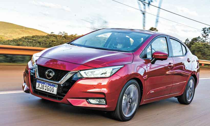 Nova geração do Nissan Versa chega com preços entre R$ 72.990 e R$ 92.990 - Jorge Lopes/EM/D.A Press
