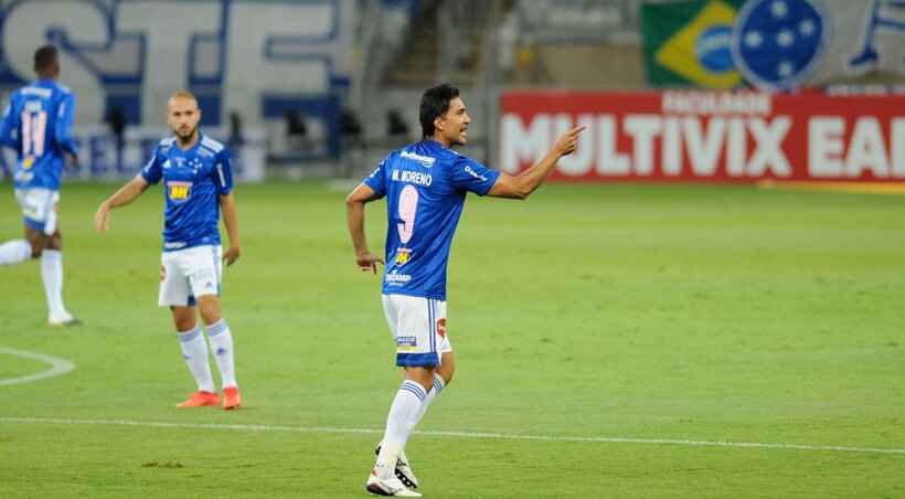 Concorrência para Marcelo Moreno no ataque do Cruzeiro - ALEXANDRE GUZANSHE/EM/D.A PRESS