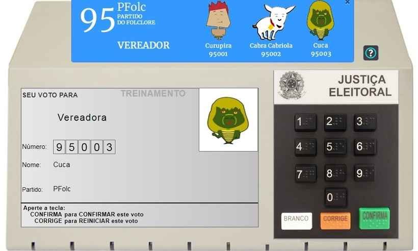 Eleições municipais: eleitores podem treinar no simulador de votação do TRE - TRE/Reprodução