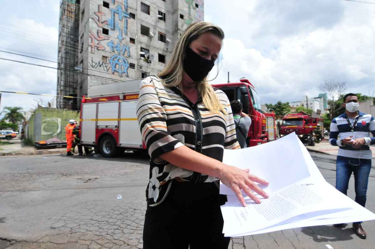 Permuta, Justiça e reintegração: prédio que pegou fogo no Castelo tem histórico de desavenças - Gladyston Rodrigues/EM/D.A Press