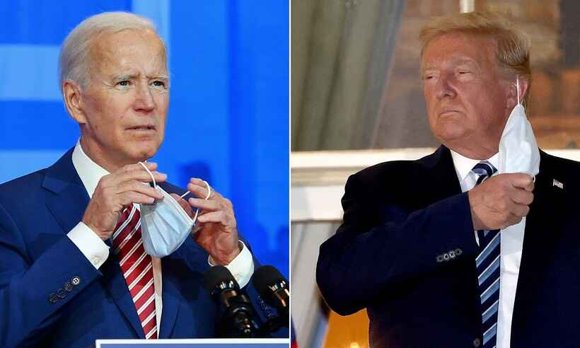 Biden se aproxima da Casa Branca e Trump impugna contagem de votos - WIN MCNAMEE, Angela Weiss / AFP / GETTY IMAGES NORTH AMERICA

