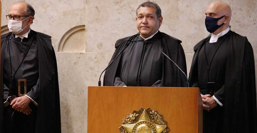 Posse inédita de ministro e rito abreviado no Supremo Tribunal Federal - NELSON JR./SCO/STF %u2013 5/11/20