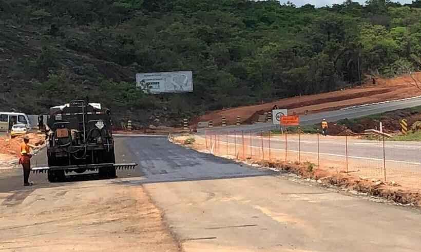 Detonação de rocha vai interditar trecho da rodovia MG-050 nesta terça-feira - AB Nascentes das Gerais/Divulgação