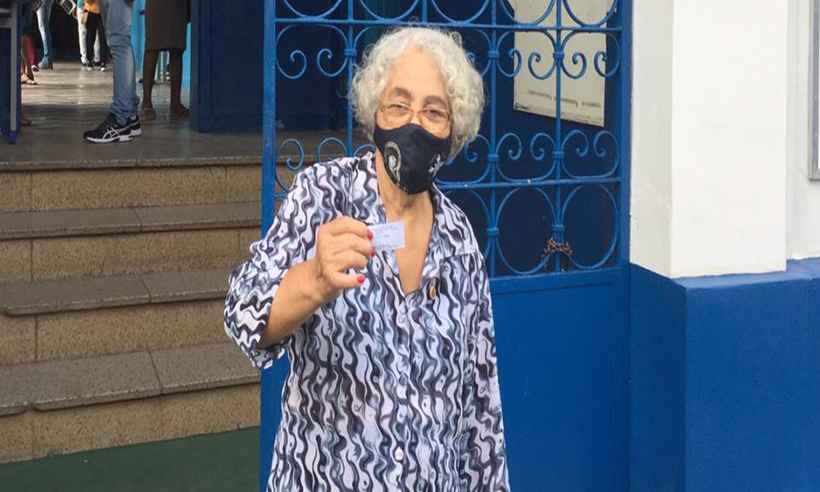 'Quando não vota, parece que a gente não existe', diz eleitora mineira de 82 anos - Redes Sociais/Reprodução