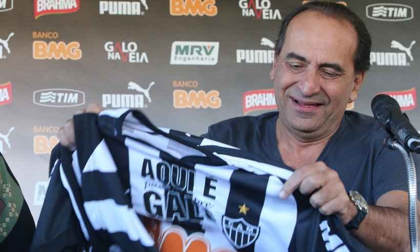 Kalil: 'Estou acostumado a sofrer 90 minutos com o Atlético. Agora, três horas é a primeira vez' - Ramon Lisboa/EM/D.A. Press