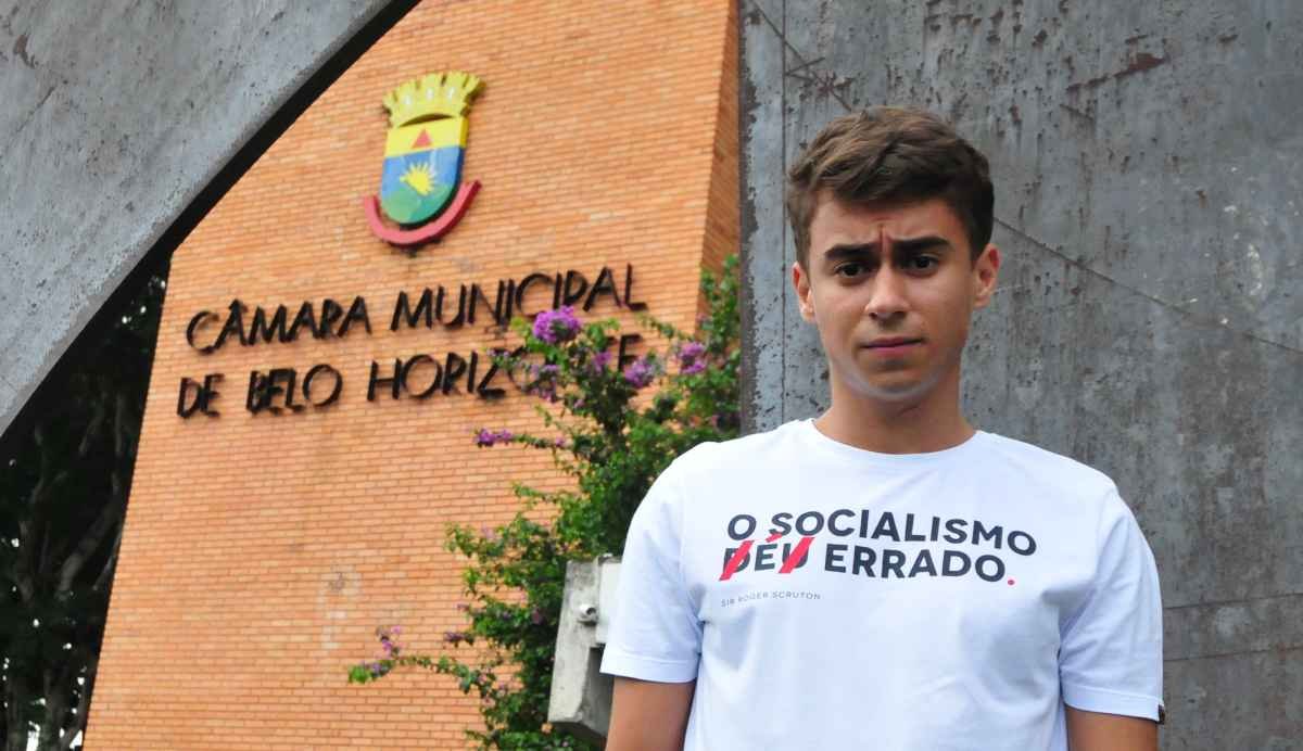 Nikolas Ferreira sobre Bolsonaro: 'Em qual crime ele está envolvido'? - Gladyston Rodrigues/EM/D.A.Press